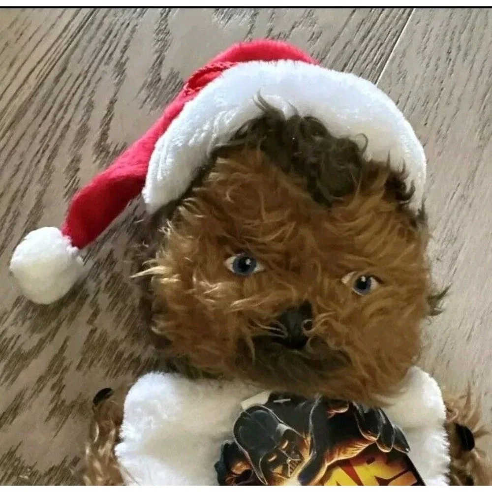 Star Wars Chewbacca Christmas Stocking Plush Head Furry Santa Hat 20